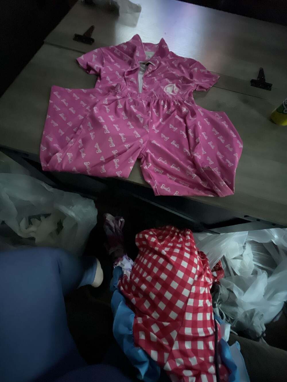 Barbie Pajama Set 5T Pink Logo 2-Piece